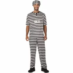 Disfracesjarana Disfraz De Preso Para Hombre