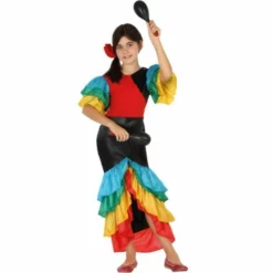Disfracesjarana Disfraz De Rumbera Tropical Infantil