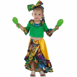 Disfracesjarana Disfraz De Rumbera Tropical Para Bebé