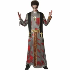 Disfracesjarana Disfraz De Sacerdote Zombie Para Hombre