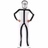 Disfracesjarana Disfraz De Stickman Para Hombre