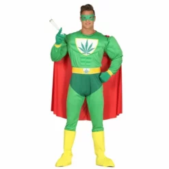 Disfracesjarana Disfraz De Súper Cogollo Weed Man