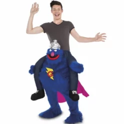 Disfracesjarana Disfraz De Supercoco A Hombros Barrio Sésamo Adulto