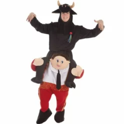 Disfracesjarana Disfraz De Torero Con Toro A Hombros Para Adulto