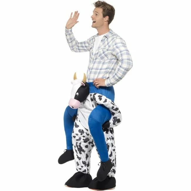 Disfracesjarana Disfraz De Vaca A Hombros Para Adulto 2 Disfracesjarana Disfraz De Vaca A Hombros Para Adulto - Imagen 2