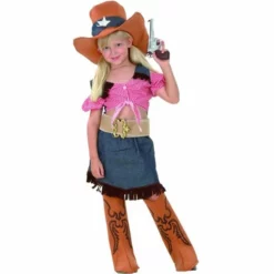 Disfracesjarana Disfraz De Vaquera Para Niña