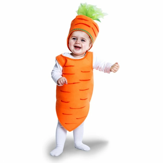 Disfracesjarana Disfraz De Zanahoria Para Bebé 1 Disfracesjarana Disfraz De Zanahoria Para Bebé