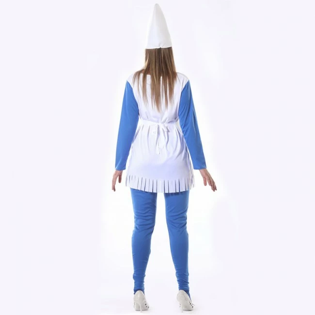 Disfracesjarana Disfraz De Enanito Azul Para Mujer 2 Disfracesjarana Disfraz De Enanito Azul Para Mujer - Imagen 2