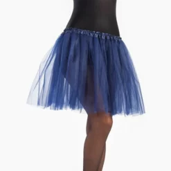 Disfracesjarana Falda Tutú Azul Oscuro Mujer