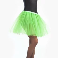 Disfracesjarana Falda Tutú Verde Lima Mujer