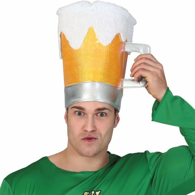 Disfracesjarana Gorro Con Jarra De Cerveza 1 Disfracesjarana Gorro Con Jarra De Cerveza