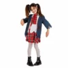 Disfracesjarana Disfraz De Colegiala Niña Zombie