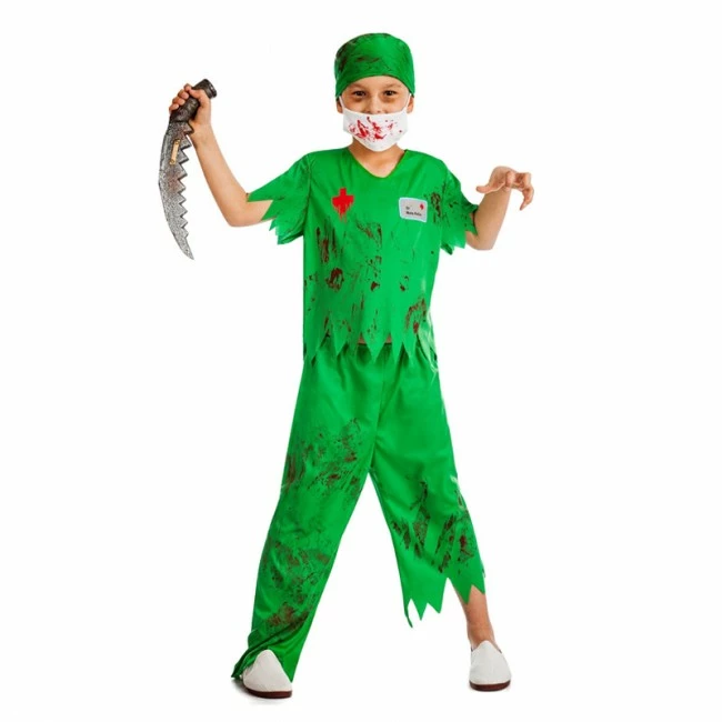 Disfracesjarana Disfraz De Cirujano Niño Zombie 1 Disfracesjarana Disfraz De Cirujano Niño Zombie