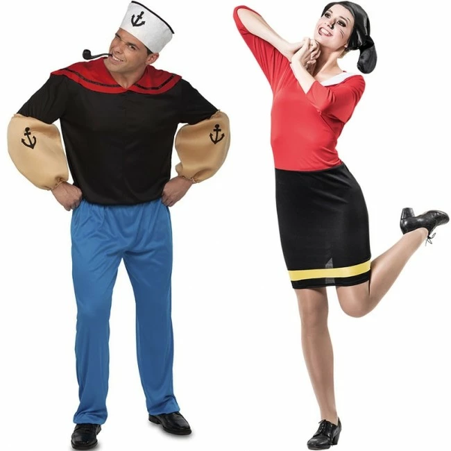 Disfracesjarana Pareja Popeye Y Olivia 1 Disfracesjarana Pareja Popeye Y Olivia