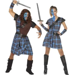 Disfracesjarana Pareja Guerreros Escoceses