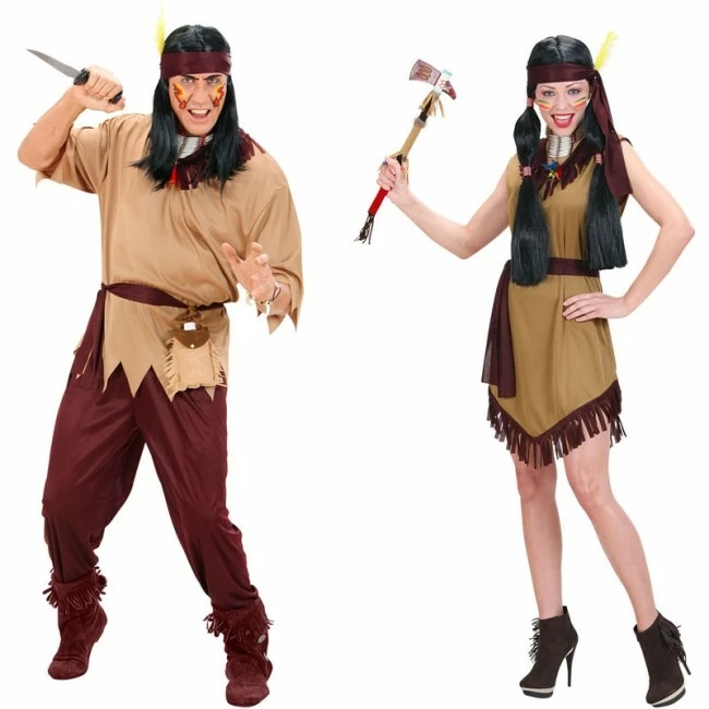 Disfracesjarana Pareja De Indios Típicos 1 Disfracesjarana Pareja De Indios Típicos