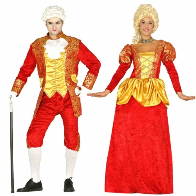 Disfracesjarana Pareja Marqueses Rojos 1 Disfracesjarana Pareja Marqueses Rojos